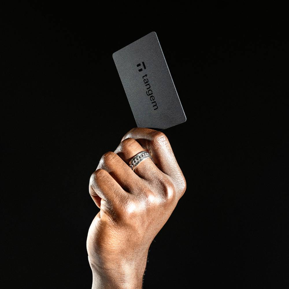 tangem wallet black x2 9
